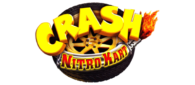 Crash Nitro Kart title screen for Playstation 2